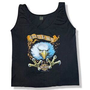 Rare Vintage 1993 3D Emblem Harley Davidson Tank Top